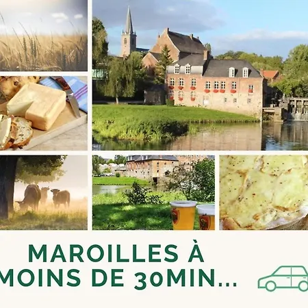 Gite Confort Pour 4 Avec Jardin Commun Et Parking Prive, Pres De Valenciennes - Fr-1-510-193 *